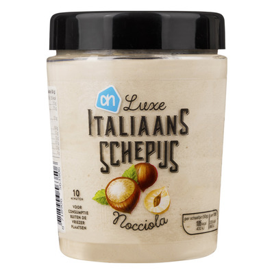 Huismerk Italiaans schepijs nocciola