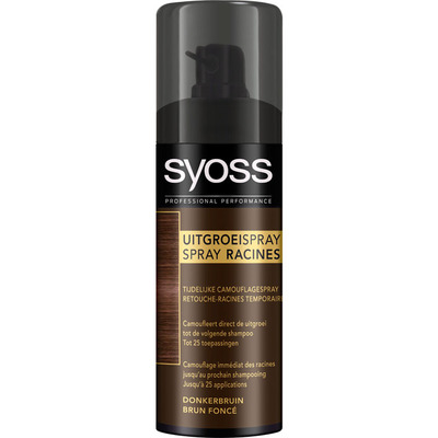 Syoss Uitgroei spray dark brown