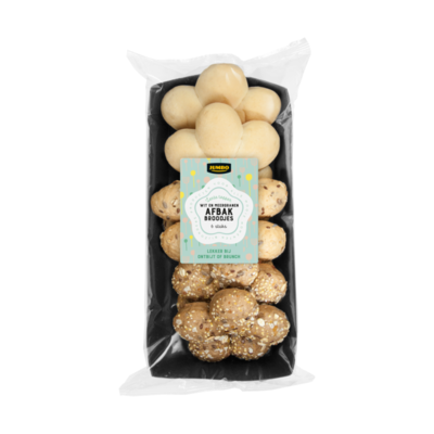 Huismerk Lente Topper Wit en Meergranen Afbakbroodjes 6 Stuks