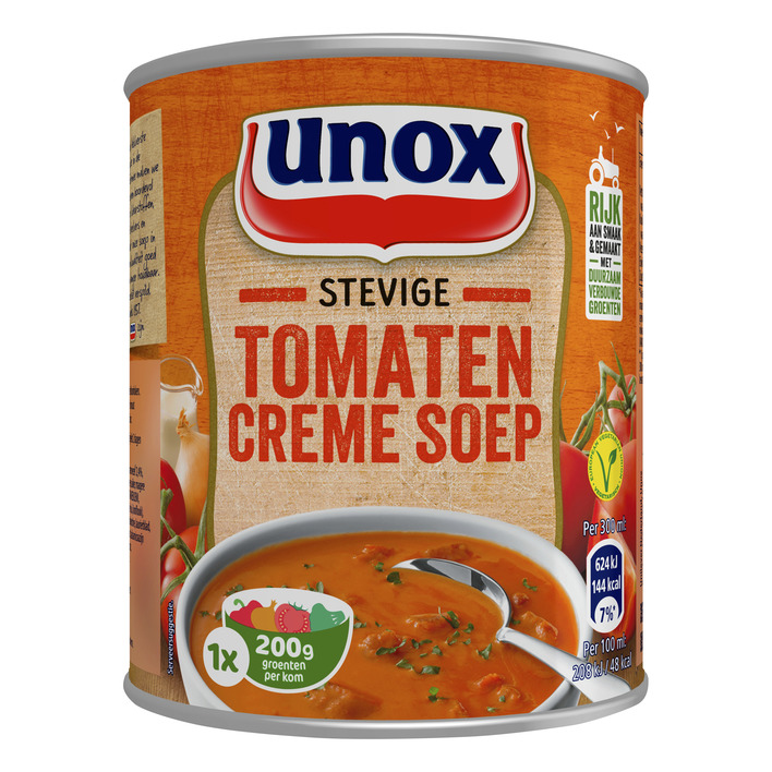 Unox Soep in blik stevige tomaten-cremesoep