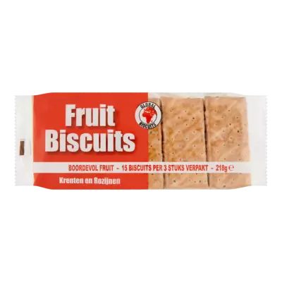 Global Biscuits Fruit Biscuits Krenten en Rozijnen