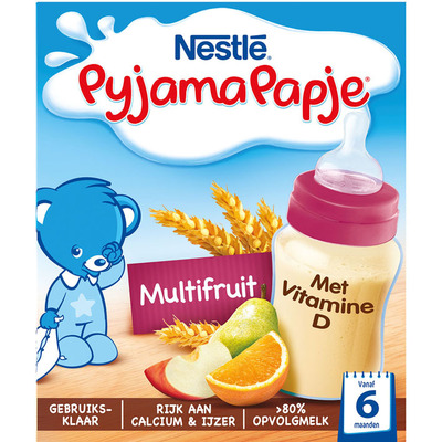 Nestlé Pyjamapapje multifruit 6mnd
