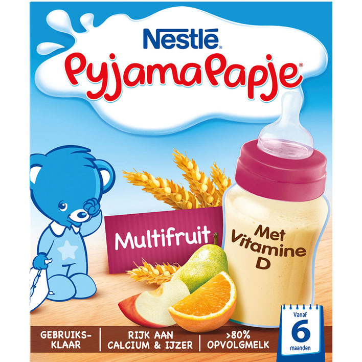 Nestlé Pyjamapapje multifruit 6mnd