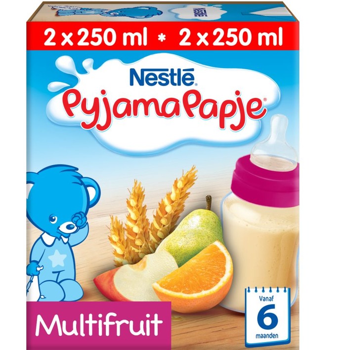 Nestlé Pyjamapapje multifruit 6mnd