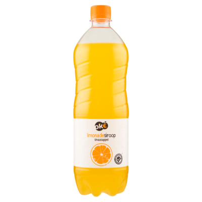 Budget Huismerk Limonadesiroop Sinaasappel 1 L