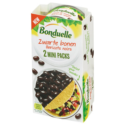Bonduelle Zwarte bonen mini packs