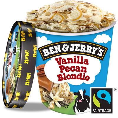 Ben & Jerry's IJs vanille pecan blondie