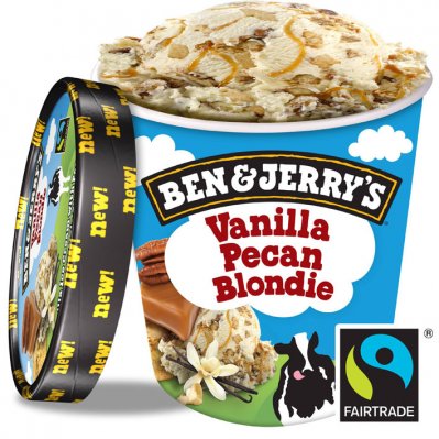 Ben & Jerry's IJs vanille pecan blondie