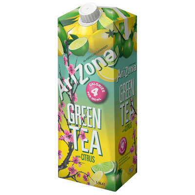 Arizona Green tea citrus low calorie