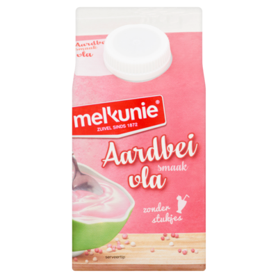 Melkunie Aardbei vla