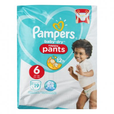 Pampers Baby-dry Pants maat 6
