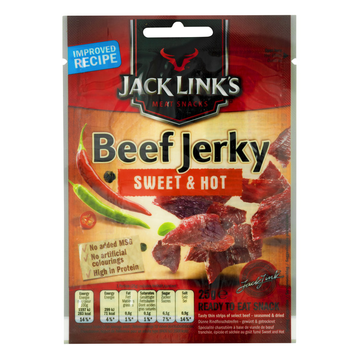 Jack Link's Beef jerky sweet & hot