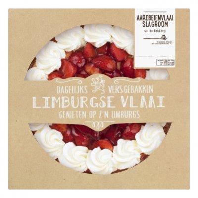 AH Aardbeienvlaai slagroom