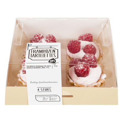 Huismerk Mini framboos tartelette