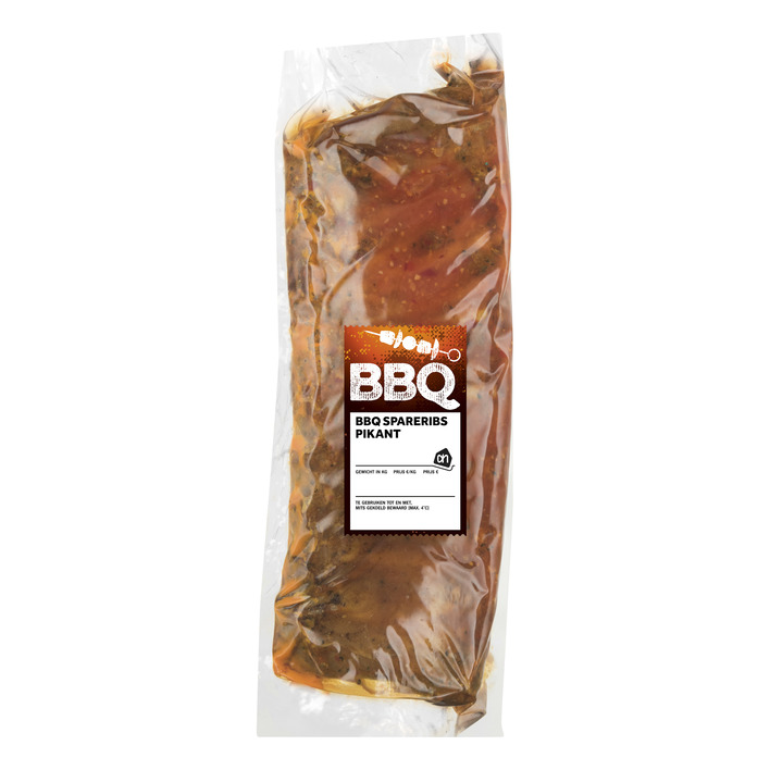 Huismerk BBQ spareribs pikant