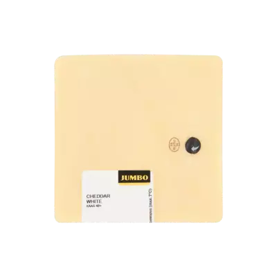 Huismerk Cheddar White Kaas Stuk 48+