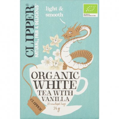 Clipper Organic white tea vanilla 1-kops