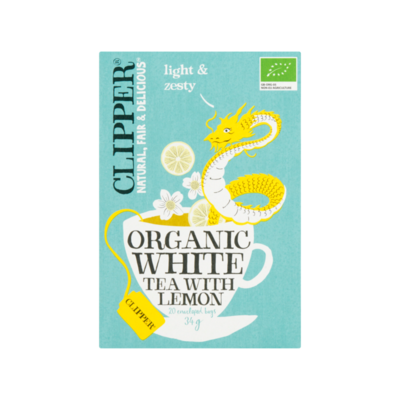 Clipper Organic White Tea with Lemon 20 Zakjes
