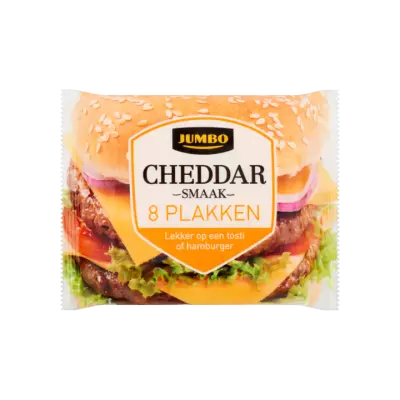 Huismerk Cheddar Smaak 45+ Kaas 8 Plakken