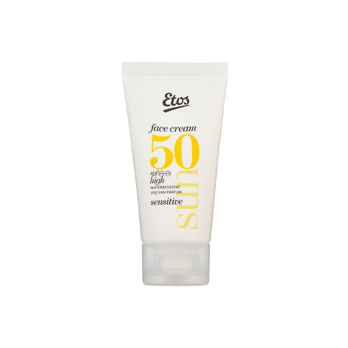 Huismerk Sun face cream sensitive SPF50