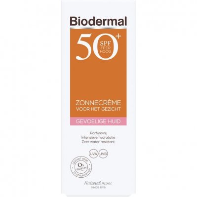 Biodermal Zonnecreme gevoelige huid spf 50+