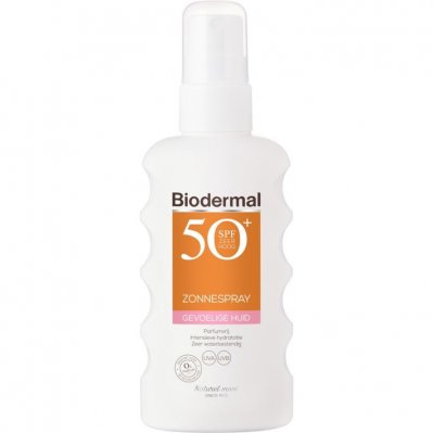 Biodermal Gevoelige huid zonnespray spf 50+