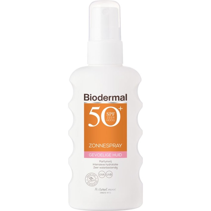 Biodermal Gevoelige huid zonnespray spf 50+