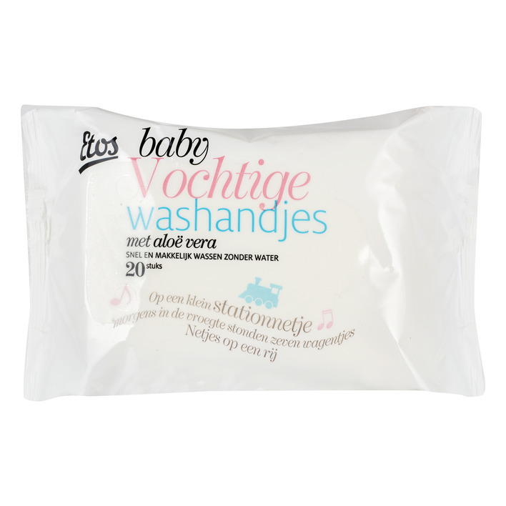 Huismerk Vochtige baby washandjes