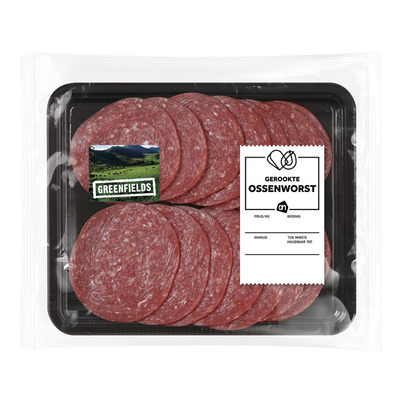 Huismerk Greenfields gerookte ossenworst