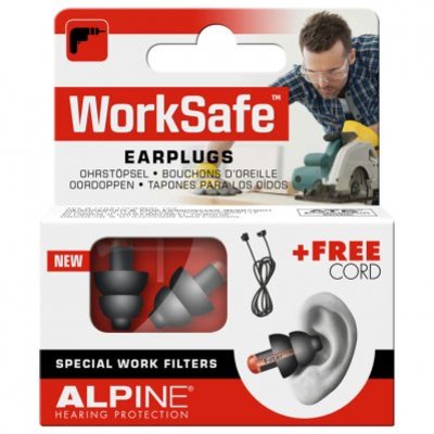 Alpine Worksafe oordoppen voor doe het zelf