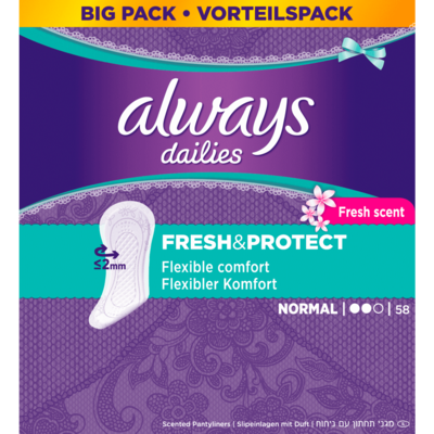 Always Inleg normal fresh bigpack