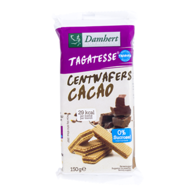 Damhert Tagatesse centwafels choco