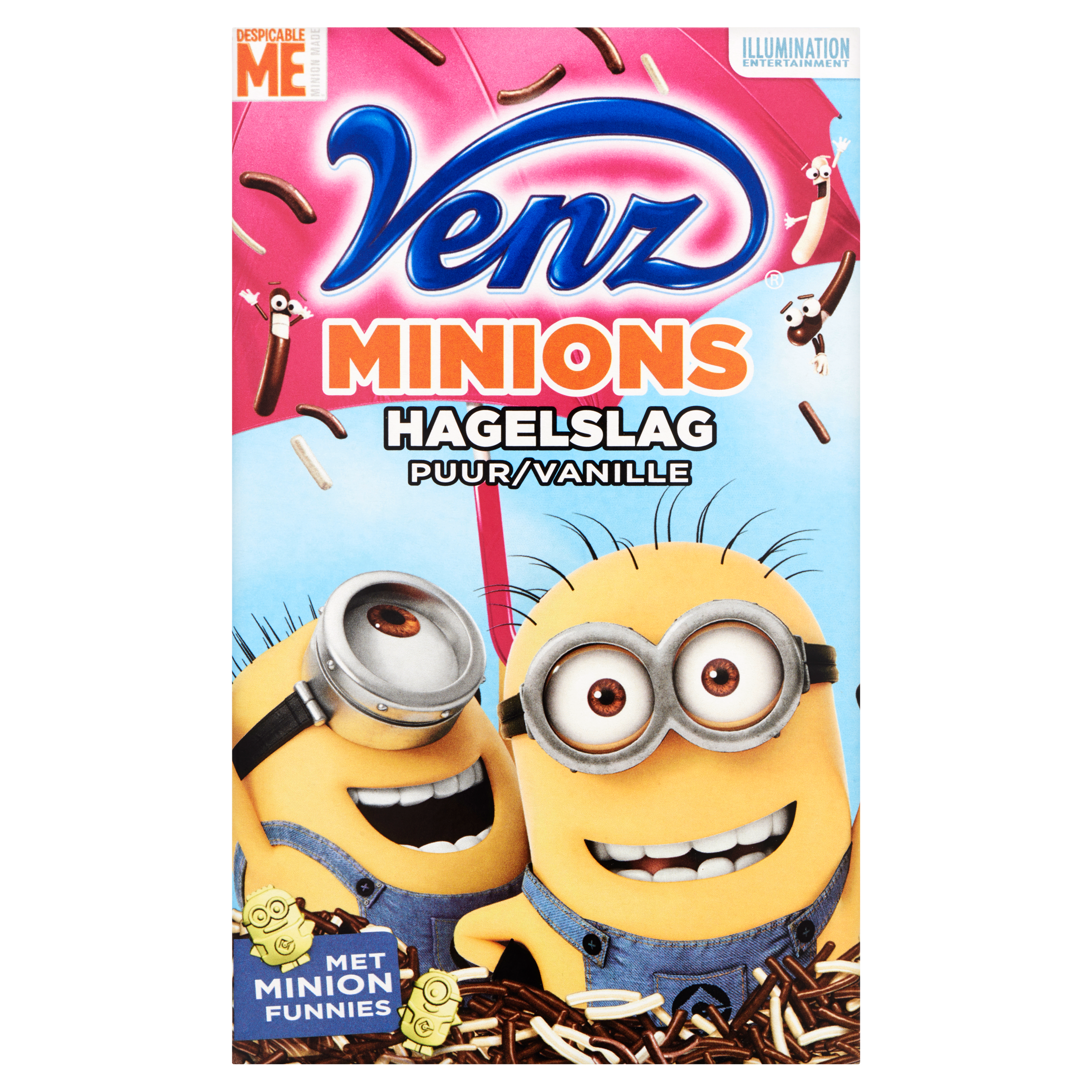 Venz Minions Hagelslag Puur/Vanille 400 g