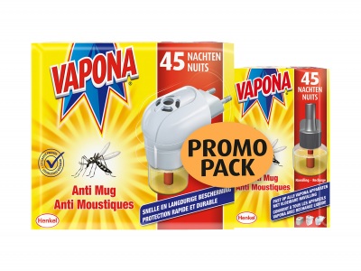 Vapona Anti mug stekker + 2 navul