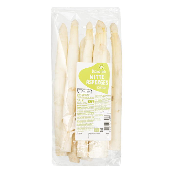Huismerk Biologisch Witte asperges