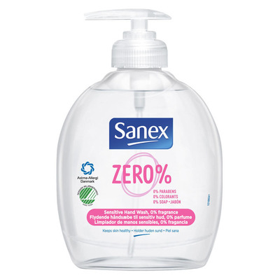 Sanex Zero% sensitive vloeibare handzeep
