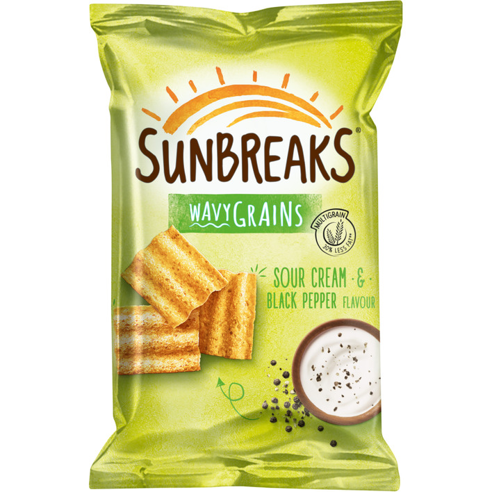 Sunbreaks Meergranen chips zure room & peper