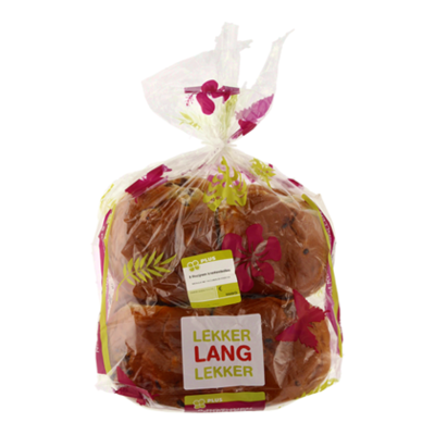 Huismerk Krentenbollen lekker lang lekker