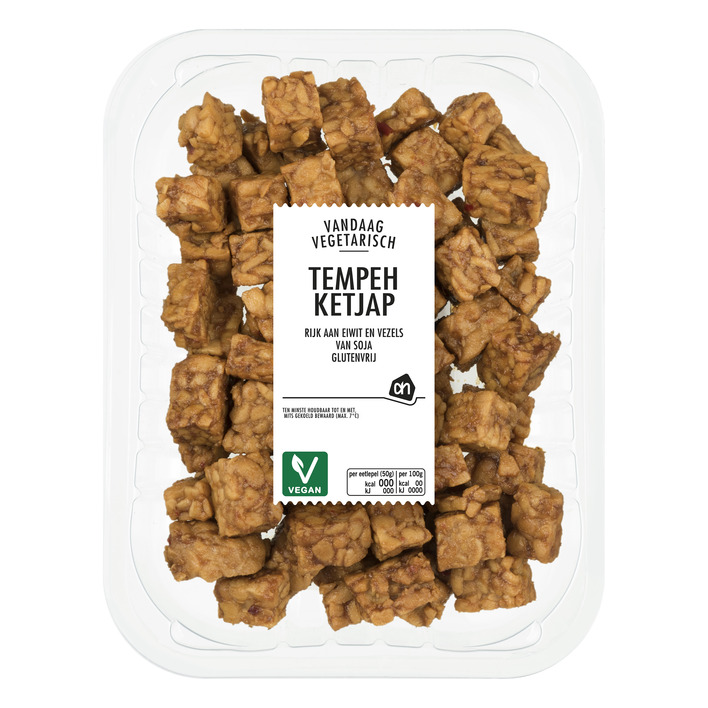 Blokjes tempeh ketjap