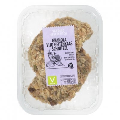Huismerk Vega granola schnitzel vijg-geitenkaas