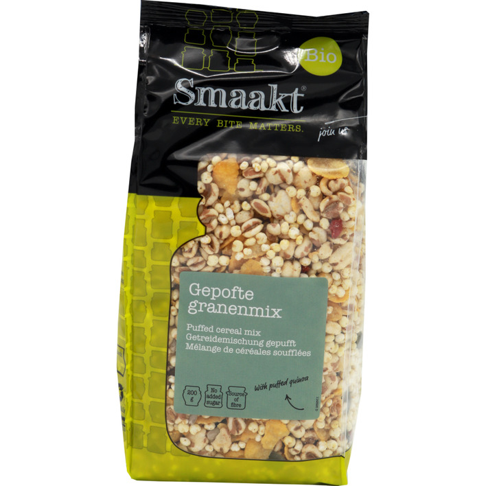 Smaakt Gepofte granenmix bio