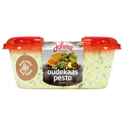 Johma Oudekaas-pesto salade