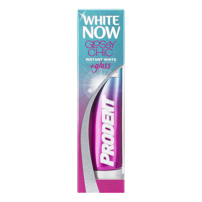 Prodent Tandpasta white now glossy chic