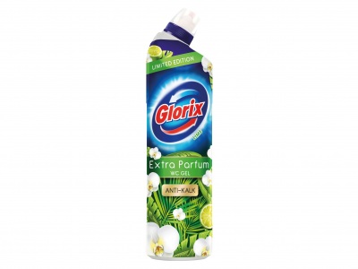 Glorix Toiletreiniger bleek 100% antikalk lime