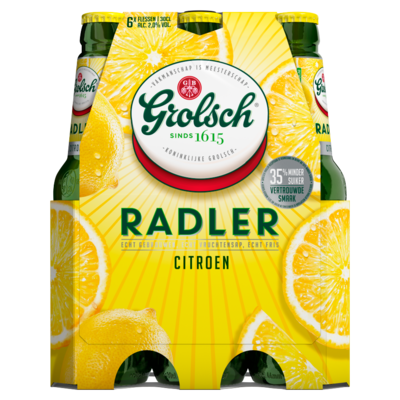 Grolsch Radler citroen 6 x 30cl