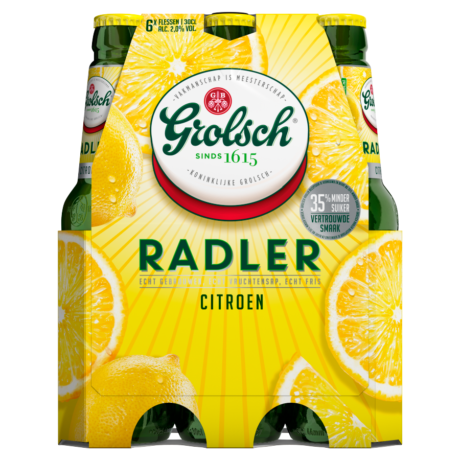Grolsch Radler citroen 6 x 30cl