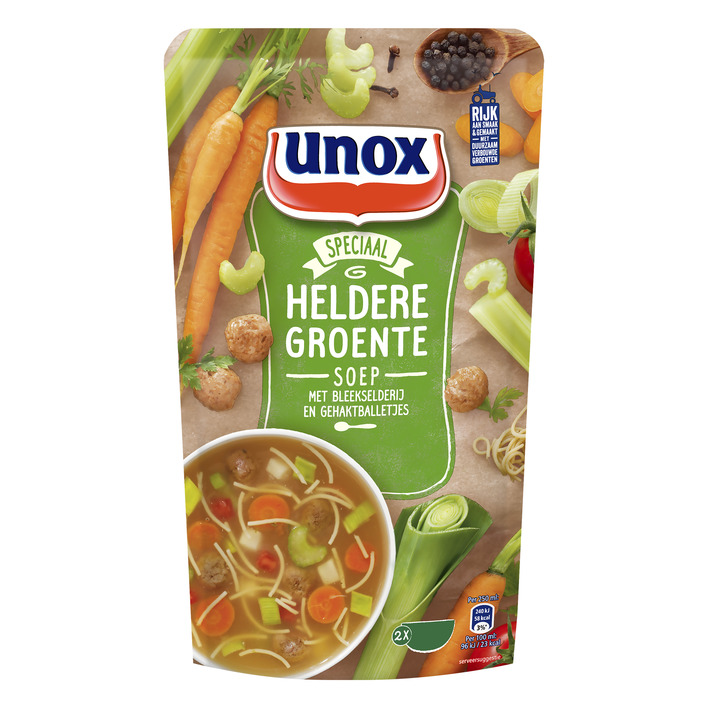 Unox Soep in zak Hollandse groentesoep