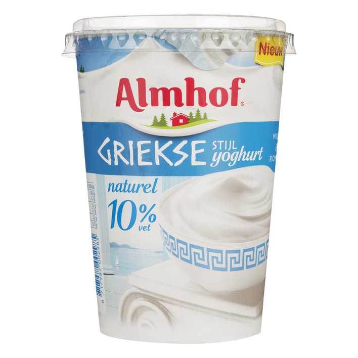 Almhof Griekse stijl yoghurt naturel 10% vet