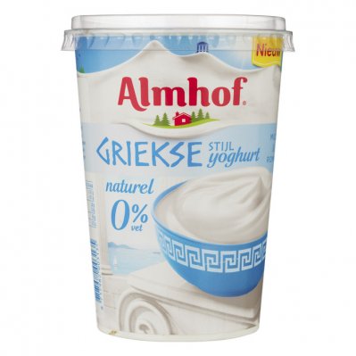Almhof Griekse stijl yoghurt 0% vet naturel