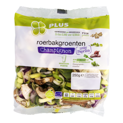 Huismerk Roerbakgroenten champignons 1-persoons